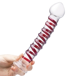 Фаллос из стекла Glas 10" Mr. Swirly