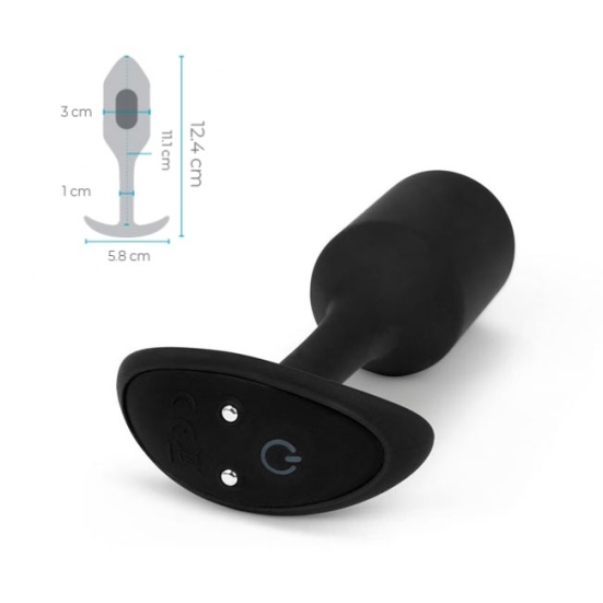 Вибро-пробка b-Vibe Snug Plug 2